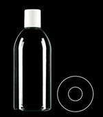 750 ml PVC Boston Round Round, 31mm, ,