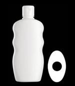 500 ml HDPE Pinch Oval, 31mm Snap On, ,
