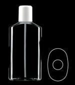 500 ml PVC Straight Sided Oval, 33mm, ,