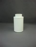 8 oz HDPE Cylinder, Round, 45-400, Label Indent ,