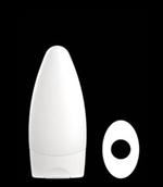 150 ml HDPE Tottle/Tube Bottle Oval, 25mm Snap On, ,