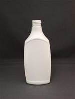 12 oz HDPE Straight Sided, Oval, 24-410, Label Indent