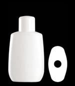 400 ml HDPE Tapered Oval, 22mm, ,