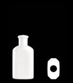 100 ml HDPE Straight Sided Hexagon, 20-415, ,