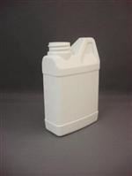 6 oz HDPE Handleware, Oblong, 28-400, Graduated Solid Handle