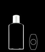 250 ml PVC Straight Sided Oblong, 28mm, ,
