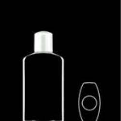250 ml PVC Straight Sided Oblong, 28mm, ,