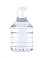 32 oz PET Carafe/Decanter, Round, 38-400, Ribbed/Fluted Label Indent