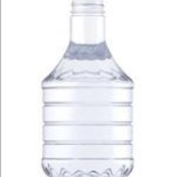 32 oz PET Carafe/Decanter, Round, 38-400, Ribbed/Fluted Label Indent