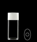 200 ml PVC Straight Sided Oval, 25mm Snap On, ,