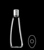 250 ml PETG Asymmetrical Oval, 24-415, ,