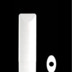 100 ml HDPE Tottle/Tube Bottle Oval, 18mm Snap On ,