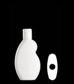 100 ml HDPE Asymmetrical Oval, 20-415, ,