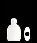 125 ml HDPE Straight Sided Oval, 24-410, Footed ,