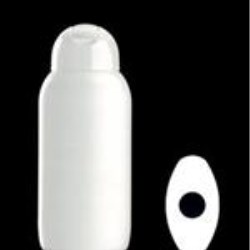250 ml HDPE Straight Sided Oval, 23mm Snap On, ,