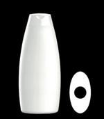 300 ml HDPE Convex Oval, 23mm Snap On, ,