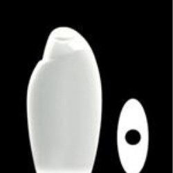 250 ml HDPE Asymmetrical Oval, 21mm Snap On, ,