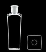 400 ml PVC Reverse Tapered Square, 24-415, ,
