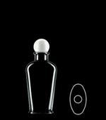 100 ml PVC Long Neck Oblong, 20-415, Footed ,