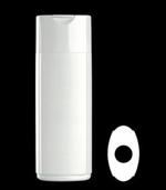 250 ml HDPE Straight Sided Oval, 25mm Snap On, ,