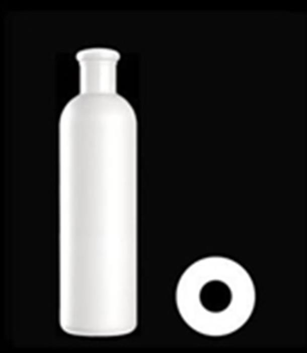 400 ml HDPE Bullet Round, 24mm Snap On, ,