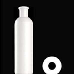 400 ml HDPE Bullet Round, 24mm Snap On, ,