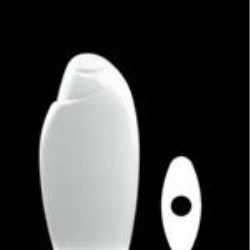 200 ml HDPE Asymmetrical Oval, 21mm Snap On, ,