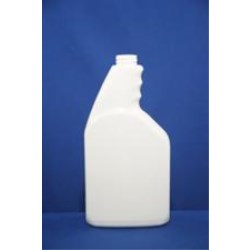 32 oz HDPE Sprayer, Oblong, 28-450, Pistol Grip Grip