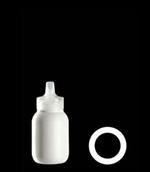 100 ml HDPE Boston Round Round, 33-400, ,