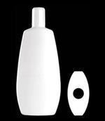 400 ml HDPE Tapered Oval, 24-415, ,