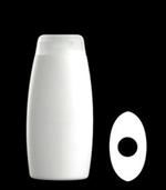 300 ml HDPE Convex Oval, 22mm Snap On, ,