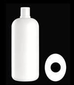 600 ml HDPE Straight Sided Oval, 28-415, ,
