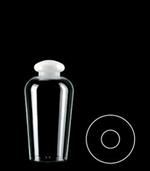 250 ml PVC Reverse Tapered Round, 24-410, ,