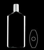 500 ml PVC Straight Sided Oblong, 24-415, ,
