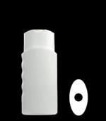 150 ml HDPE Asymmetrical Oval, 17mm Snap On, Grip ,