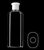 500 ml PVC Straight Sided Oblong, 30mm, Beveled ,
