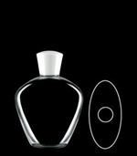 250 ml PVC Reverse Tapered Oval, 24-415, ,