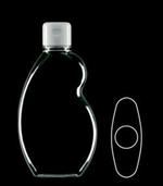 300 ml PVC Asymmetrical Oval, 31mm Snap On, ,