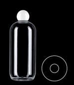 500 ml PETG Boston Round Round, 24mm ,