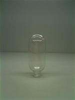 57 ml PETG Tottle/Tube Bottle, Oval, 20-410, Hanging