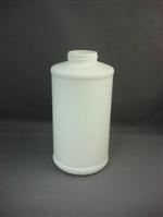 32 oz HDPE Cylinder, Round, 45mm, Label Indent ,