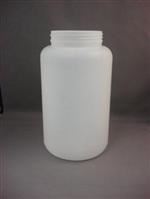 2000 cc HDPE Jar, Round, 89-400, Straight Sided