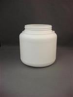 1000 cc HDPE Jar, Round, 100-400, Straight Sided