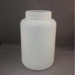 1750 cc HDPE Jar, Round, 89-400, Straight Sided