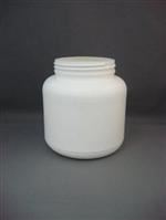 1000 cc HDPE Jar, Round, 89-400, Straight Sided