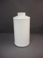32 oz HDPE Cylinder, Round, 45-400, Label Indent ,