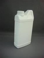 9 oz HDPE Handleware, Oblong, 28-400, Label Indent Solid Handle