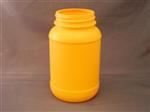 750 ml HDPE Jar, Oblong, 70-400, Label Indent