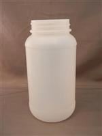 1 ltr HDPE Jar, Round, 70-400, Label Indent