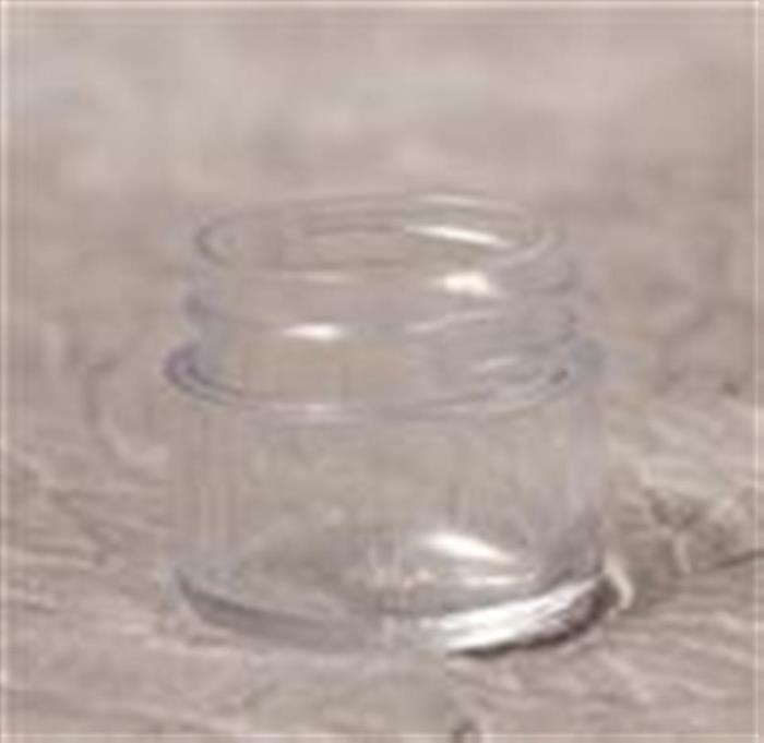 7.4 cc COP Jar, Round, 33-400, Thick Wall Straight Sided ,